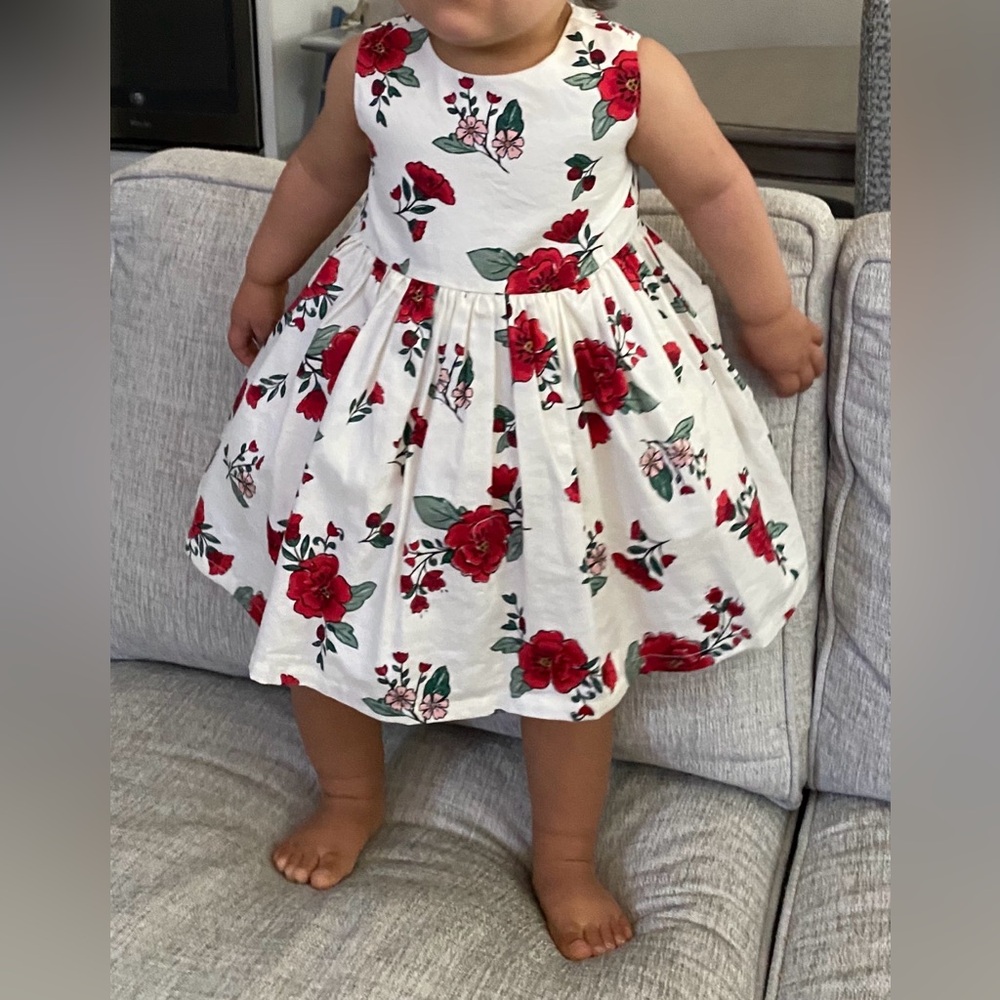 Floral Sleeveless Carter’s dress size 12m